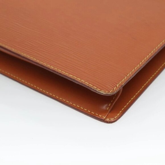 LOUIS VUITTON Epi Pochette Homme Clutch Bag Zipangu Gold M52528 LV Auth 126195 - Picture 4 of 16